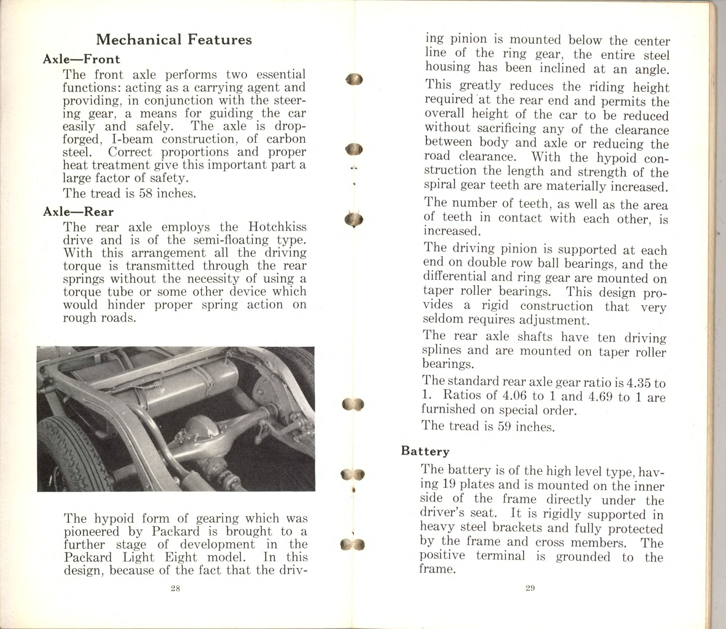 1932 Packard Light Eight Data Book Page 30